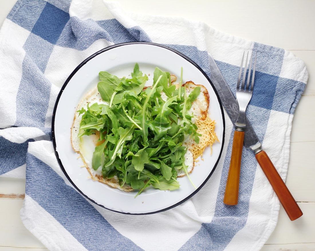 Arugula on a plate