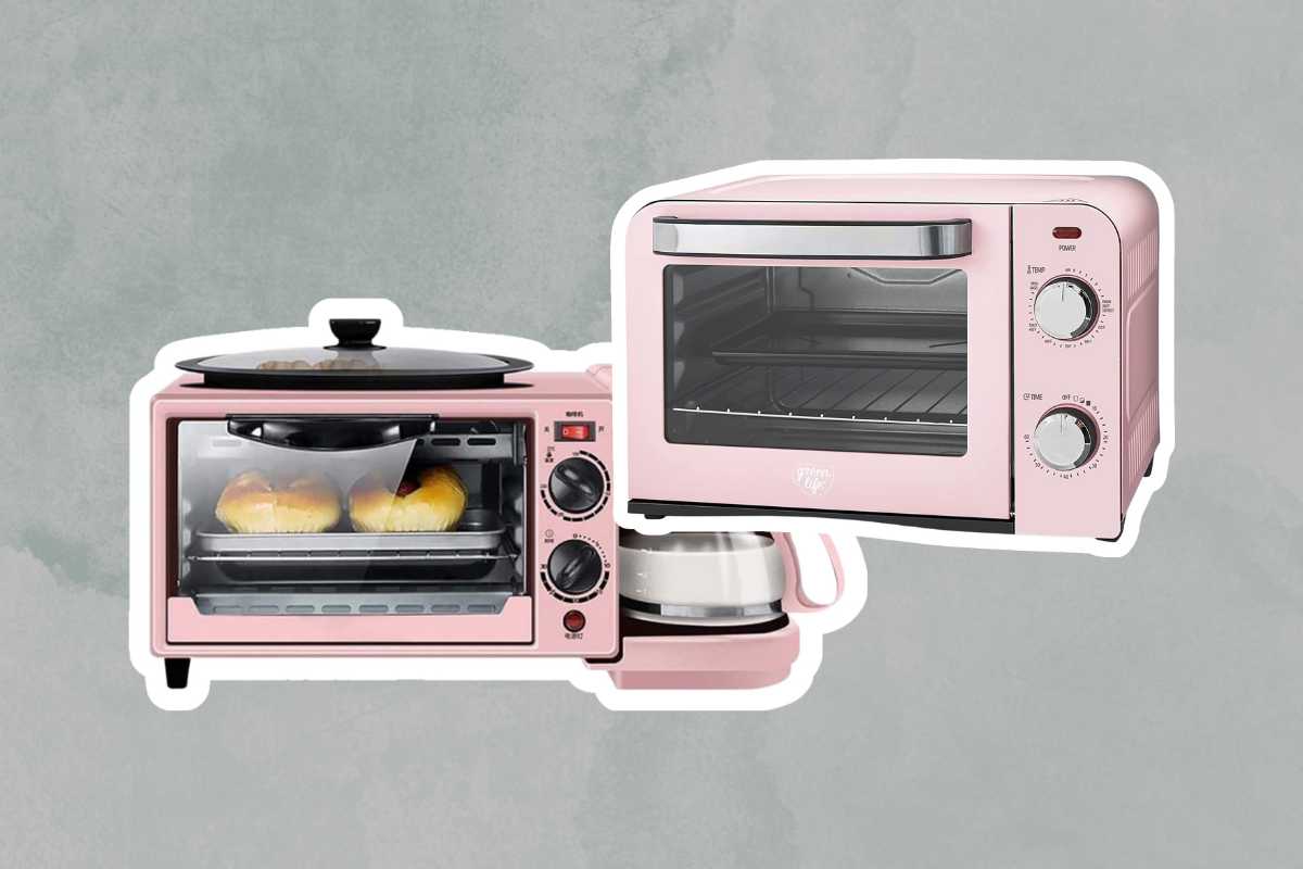 Pink toaster ovens