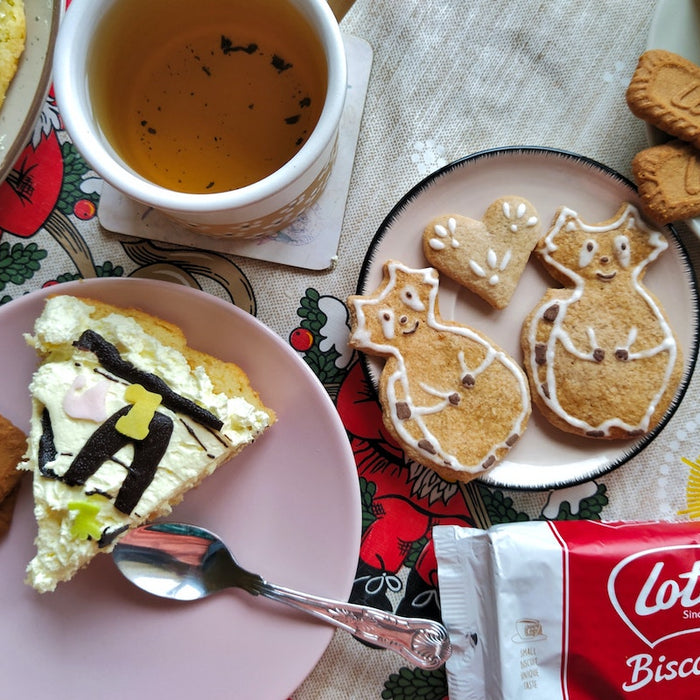 Biscoff inspired flatlay