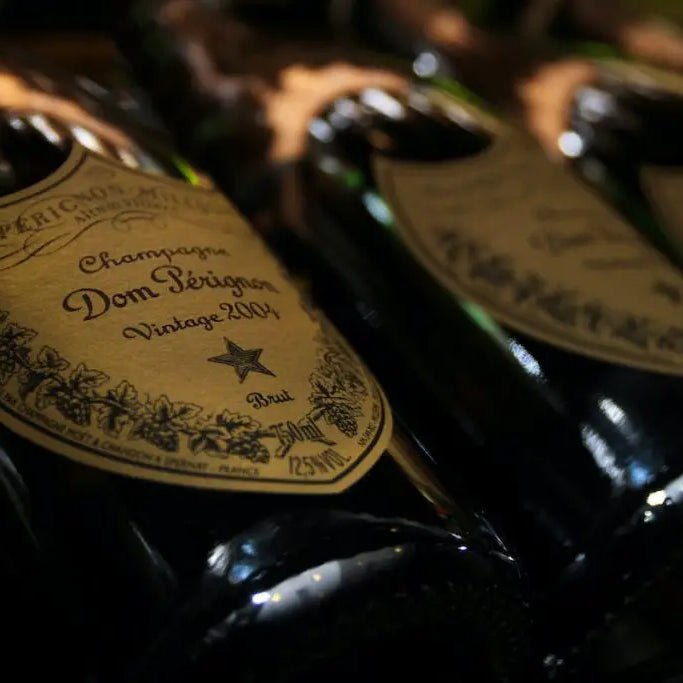 Bottles of Dom Perignon