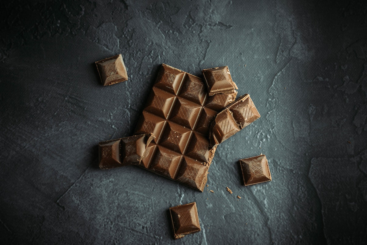 Chocolate on a counter