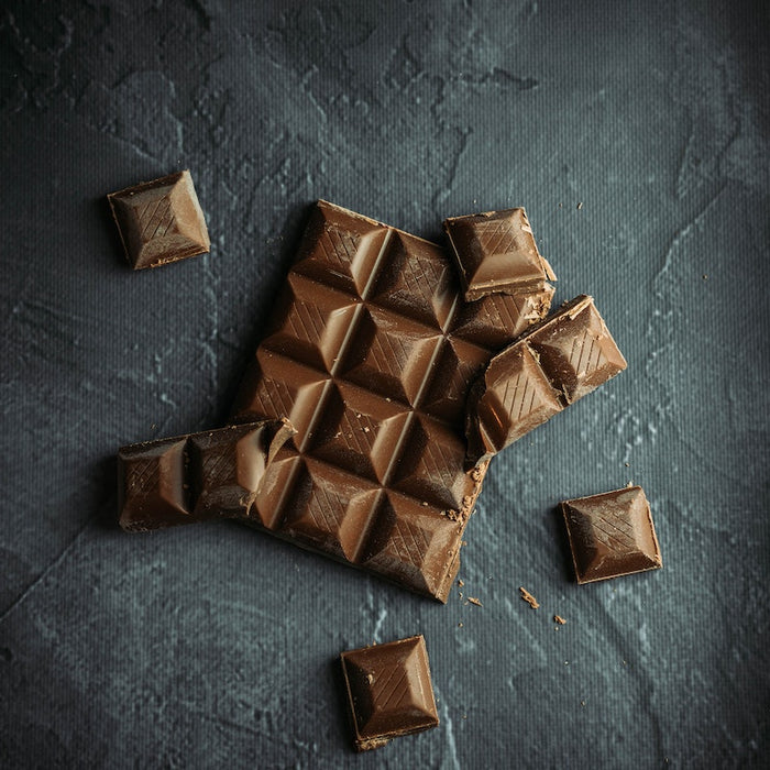 Chocolate on a counter