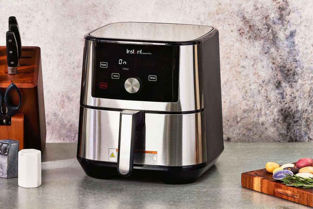 Air fryer on kitchen counter