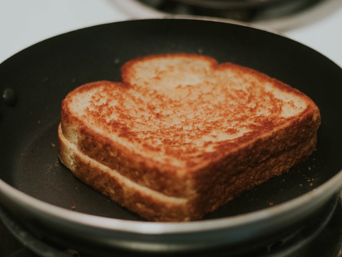 French toast in a frying pan
