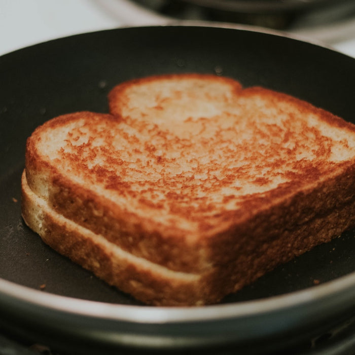 French toast in a frying pan