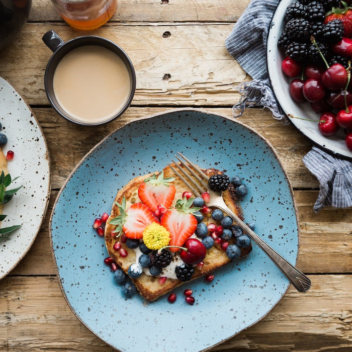 French toast on a table