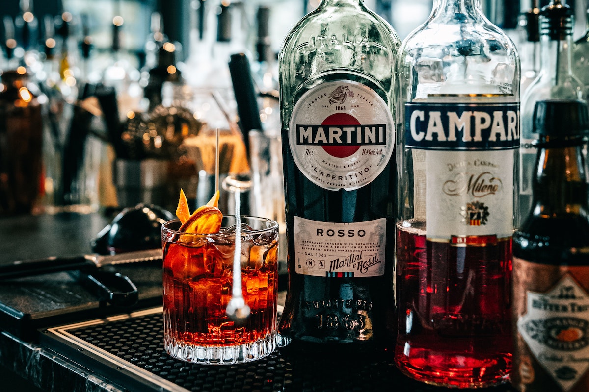 Bottle of campari