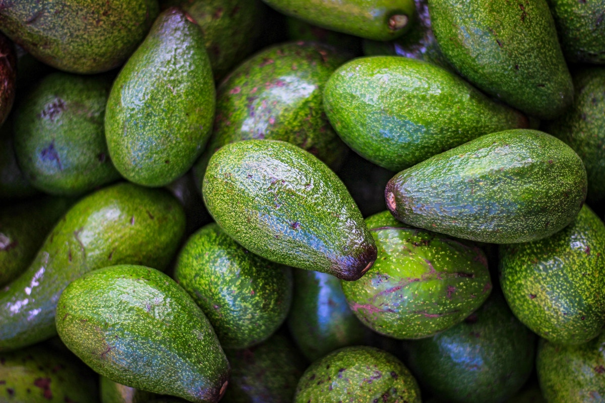 Bundle of avocados.