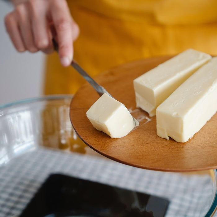 Butter on a board