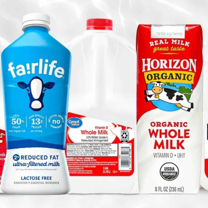 Brands of lactose-free milks.