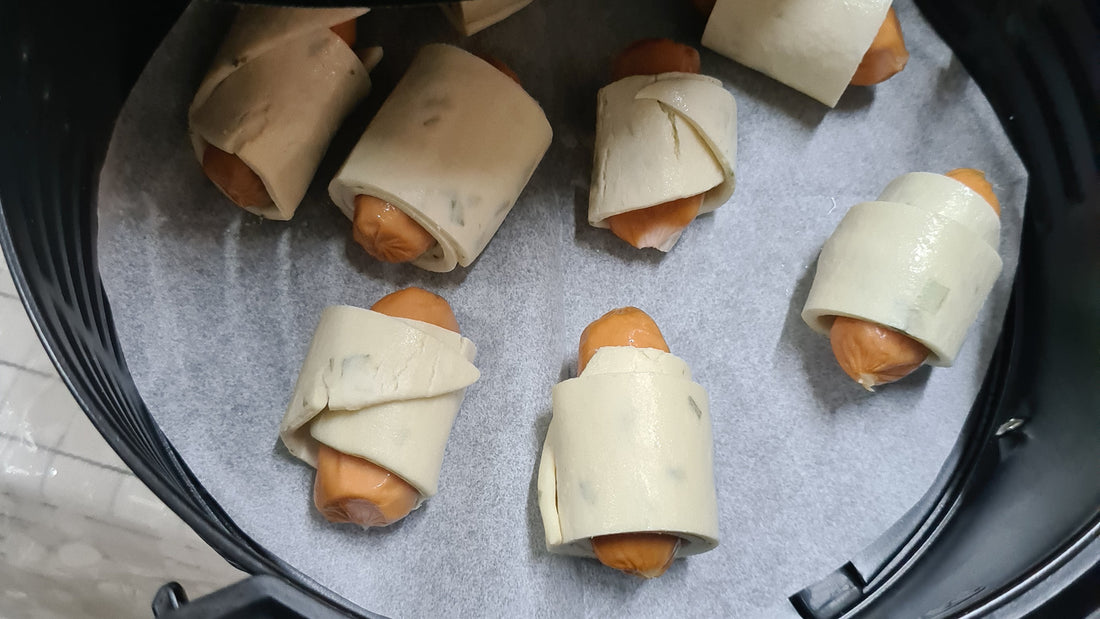 Parchment paper in an air fryer