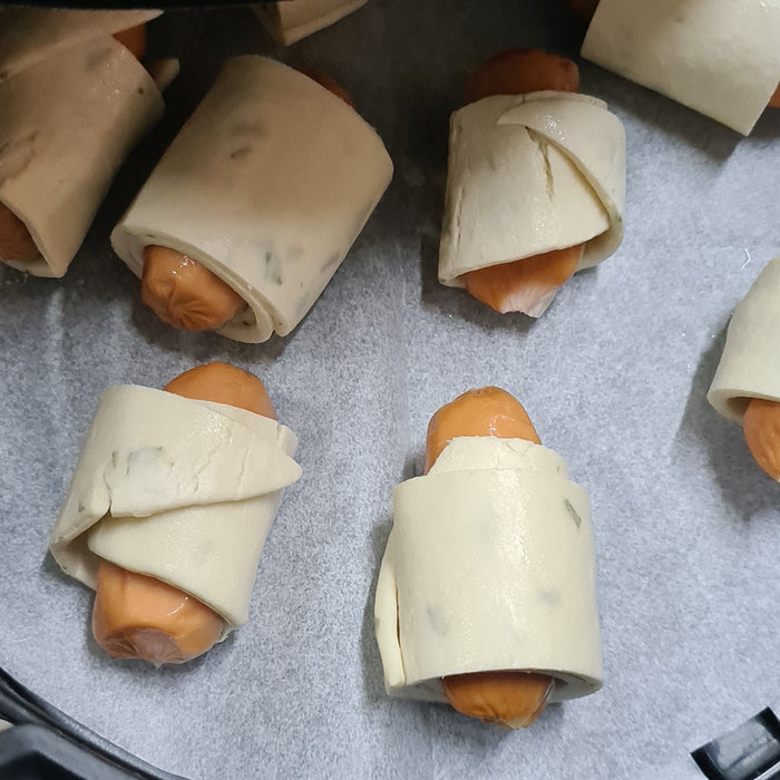 Parchment paper in an air fryer