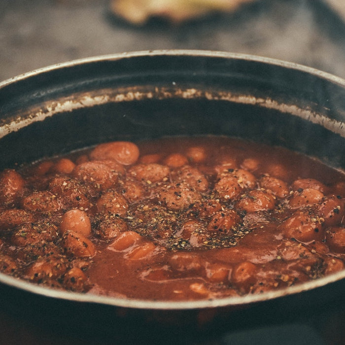 Reheating beans