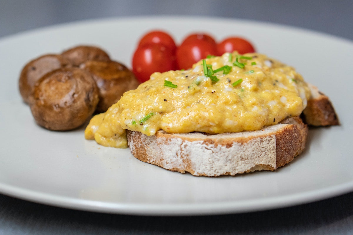 Water scrambled eggs