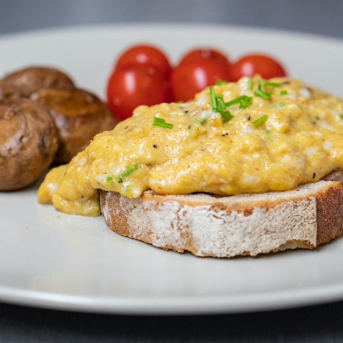 Water scrambled eggs