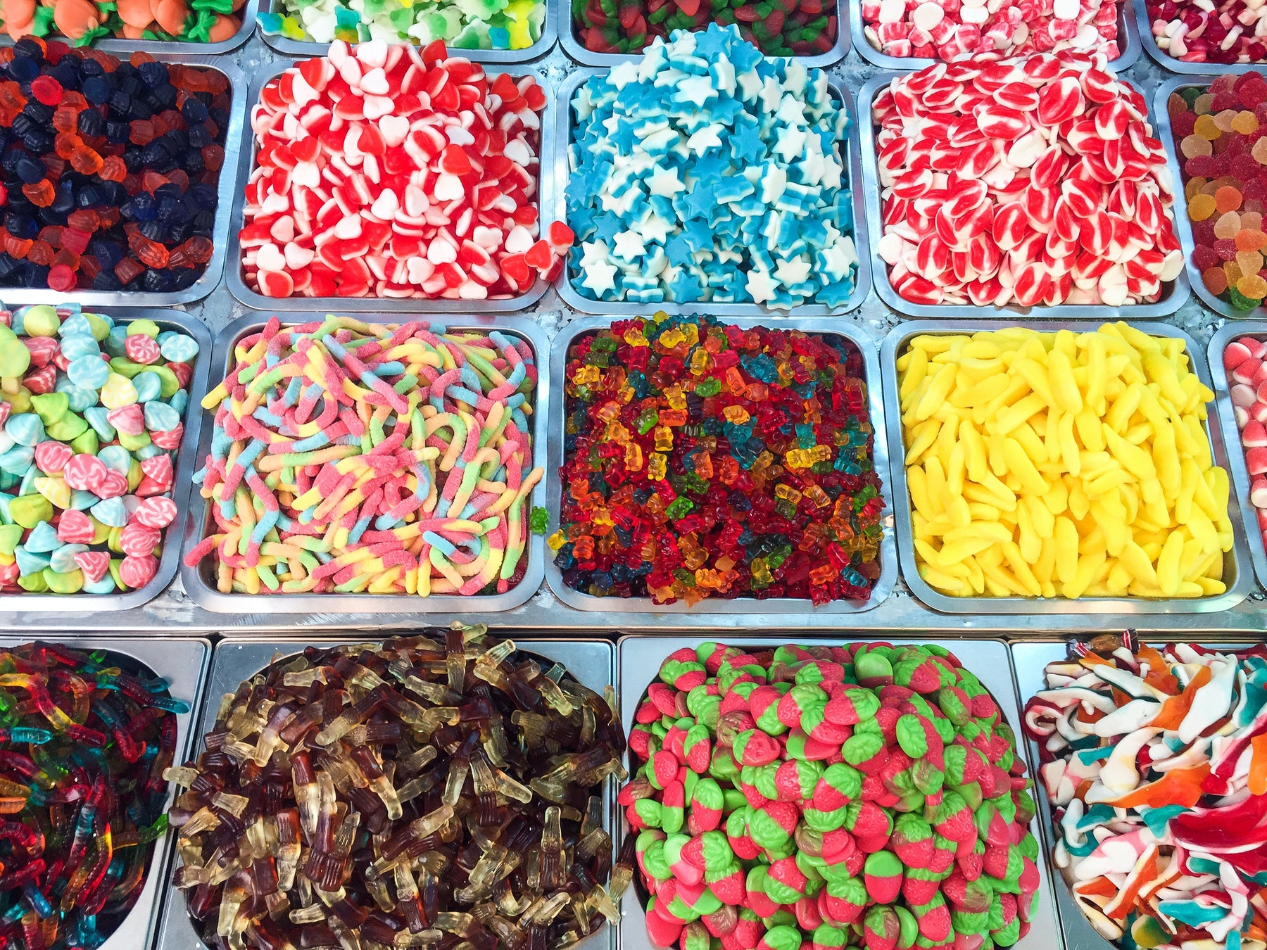 Selection of the best sour candies