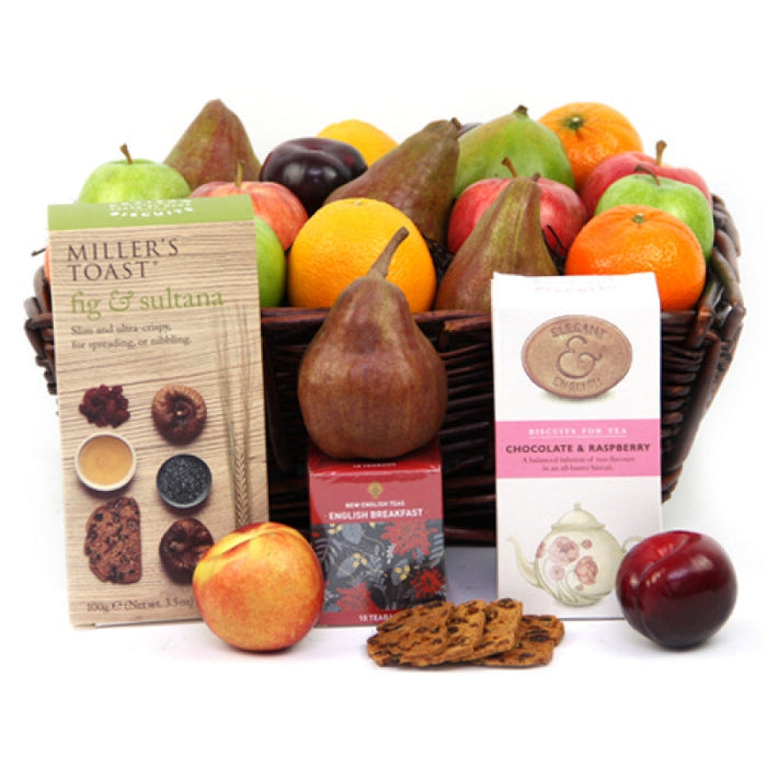 Hugs of Tea & Fruit Sympathy Gift Hamper