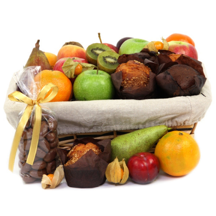 Fresh Fruit and Muffins Hamper